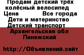 Продам детский трёх колёсный велосипед  › Цена ­ 2 000 - Все города Дети и материнство » Детский транспорт   . Архангельская обл.,Пинежский 